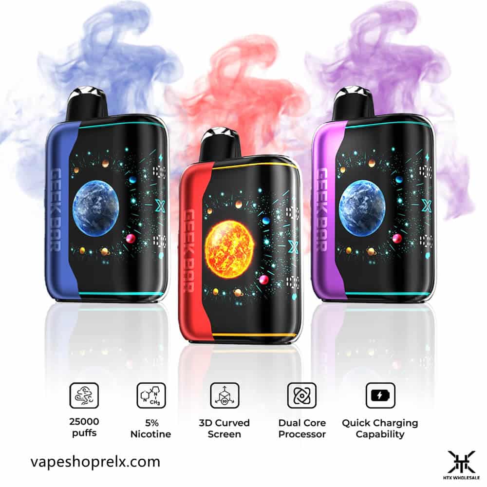 GEEK BAR PULSE X 25000口 星空系列｜拋棄式大口數・口感穩定耐抽
